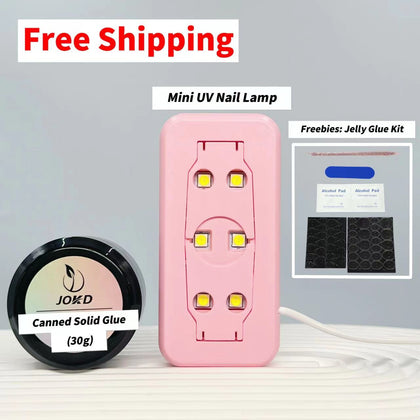 Nails Solid Glue and UV Lamp_ Combination Set 2_