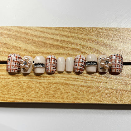 Handmade Press on Nails Design YH161305