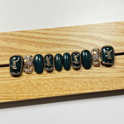 Handmade Press on Nails Design YH16463