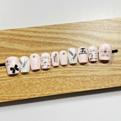 Handmade Press on Nails Design YH16539